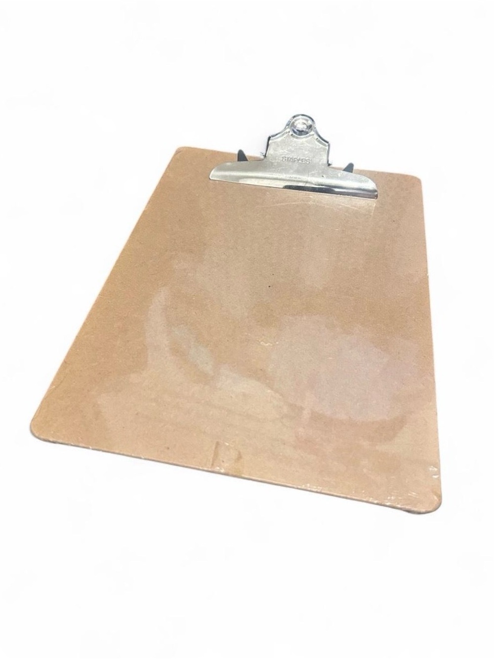Staples clipboard with silver clip